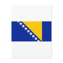 Bosnia and Herzegovina Flag BA Postcard