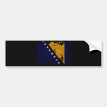 Bosnia and Herzegovina Flag Bumper Sticker