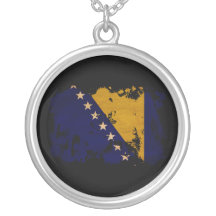 Bosnia and Herzegovina Flag Necklaces