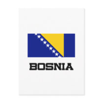 Bosnia Flag Post Card