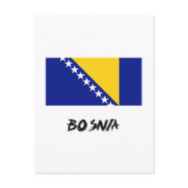 Bosnia Flag Post Cards
