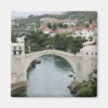 Bosnia-Hercegovina - Mostar. The Old Bridge Refrigerator Magnets