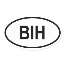 Bosnia & Herzegovina "BIH" Sticker