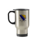 Bosnia Herzegovina Flag Map 2.0 Mug