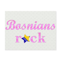 Bosnians Rock - Cute Pink Post Cards