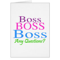 Boss Boss Boss Any Questions Colour