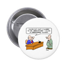 boss irrational number businessman pinback button