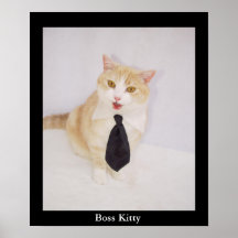 Boss Kitty Poster