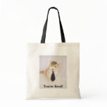 Boss Kitty tote bags