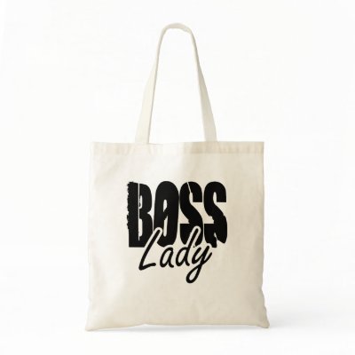 Boss Lady $13.95 Tote Bag by curious_inkling