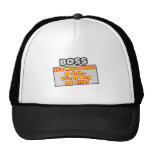 Boss...More Than Job, Way of Life Hats