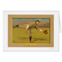 Boss Schmidt Tigers Baseball 1911 Greeting Card