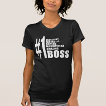 Bosses Birthdays Gifts : Number One Boss T Shirts