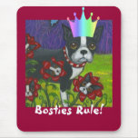 Bosties Rule! Boston Terrier Mousepad