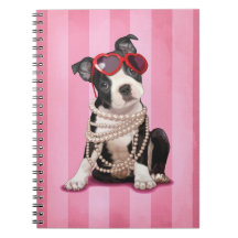 Boston à la mode Terrier Carnet