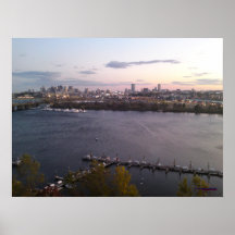 Boston Autumn Sunset Print