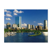 Boston Back Bay Area Postcard