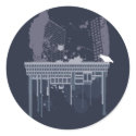 Boston Brutal (blue version) stickers