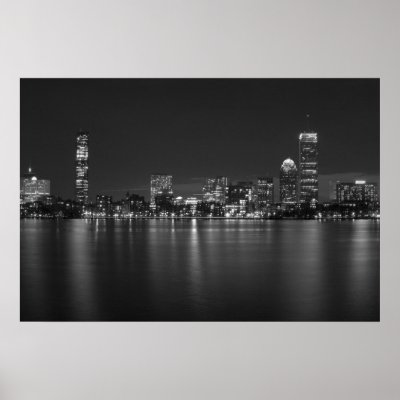 Boston by Night Poster by jtw7300
