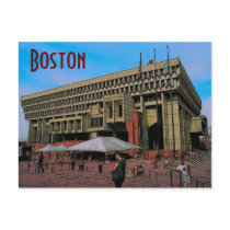 Boston City Hall Postcard
