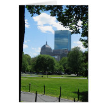 Boston Common Greeting Card