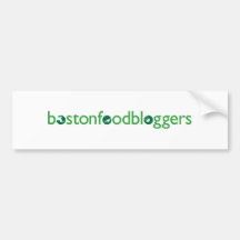 Boston Food Bloggers Bumper Sticker