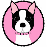 Boston Girl Keychain Photo Cutouts