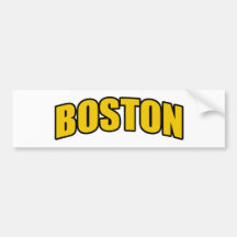 Boston Hockey Fan Gifts Bumper Sticker