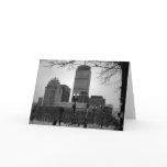 Boston in the Snow Greeting Cards