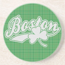Boston Irish Shamrock Coaster