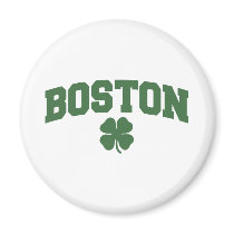 Boston (Irish Shamrock) Magnet