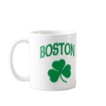 Boston Irish Shamrock mugs