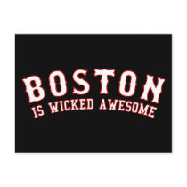 Boston is Wicked Awesome Post Card
