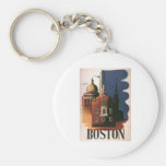 Boston Keychain
