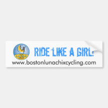Boston LUNA Chix Bumper Sticker