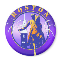 Boston Fridge Magnet