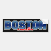 Boston Mass Bumper Bumper Sticker