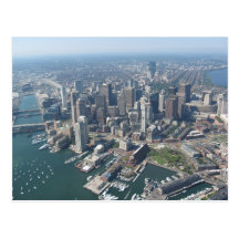 Boston Mass Skyline Post Cards