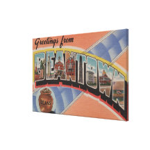 Boston, Massachusetts (Bean Town) Gallery Wrapped Canvas