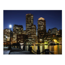 Boston, Massachusetts skyline Postcards
