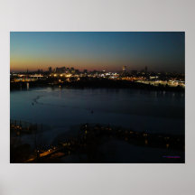 Boston Morning Ice Poster
