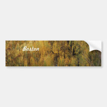 Boston Public Garden Bumper Stickers