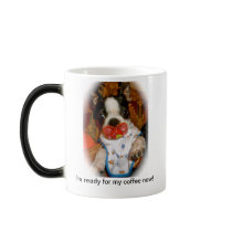 Boston Puppy with Binky Mug