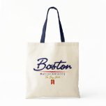 Boston Script Canvas Bag
