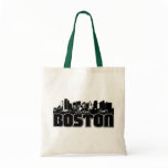 Boston Skyline Tote Bag