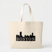 Boston Skyline Canvas Bags
