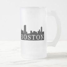 Boston Skyline Coffee Mugs
