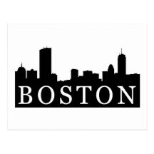 Boston Skyline Postcards