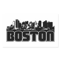 Boston Skyline Sticker