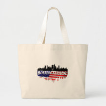 Boston Strong Run Canvas Bags